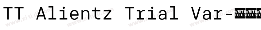 TT Alientz Trial Var字体转换
